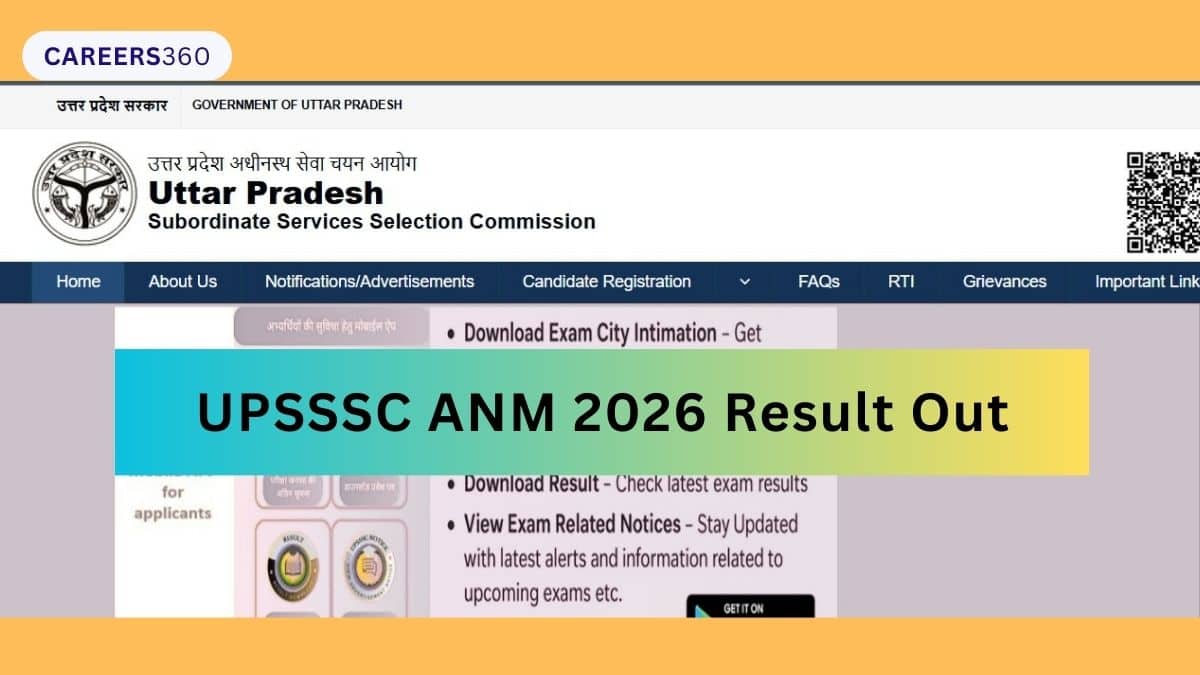 UPSSSC ANM 2026 Result Out: Direct Download Link at upsssc.gov.in
